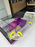 Hamster kooi met toebehoren, Kooi, Minder dan 75 cm, Zo goed als nieuw, Hamster