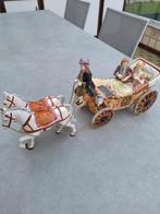 Retobeeld, koets met paarden, Antiek en Kunst, Ophalen