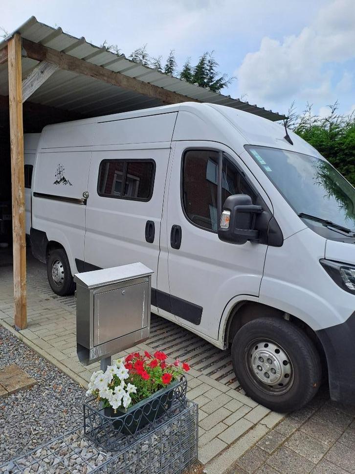 camperbus campervan peugeot boxer2023 45000 km, Caravans en Kamperen, Mobilhomes, Particulier, tot en met 2, Buscamper of Camperbus