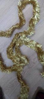 4 gouden Kerstslingers 2,6m, ook per stuk, Enlèvement ou Envoi, Comme neuf