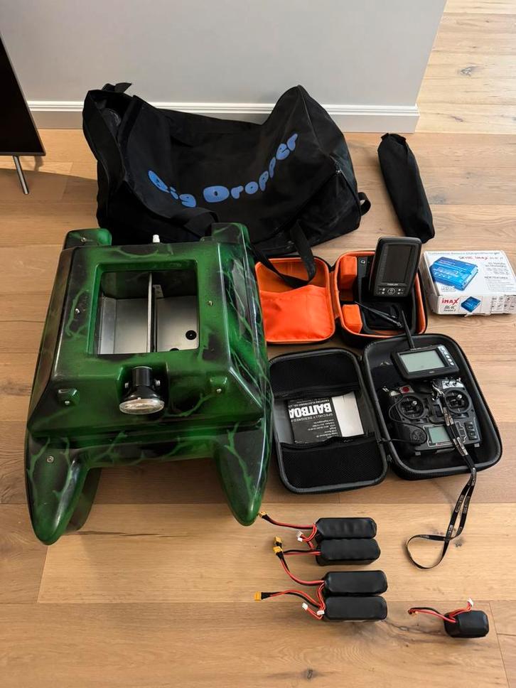 Big Dropper + Toslon TF500 + Toslon Autopilot, Watersport en Boten, Hengelsport | Karpervissen, Zo goed als nieuw, Ophalen