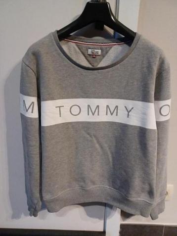SWEATER TOMMY HILFIGER GRIJS MAAT XL LOOSE FIT beschikbaar voor biedingen