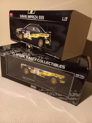 1/18 Subaru Impreza Sun Star 555, Enlèvement ou Envoi, Comme neuf, Sun Star