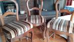 Chaises Louis Philippe, antiquités, mobilier salon, Enlèvement, Utilisé, Bois, Trois