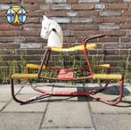 Vintage / Retro hobbelpaard / Schommelpaard metaal / plastic, Kinderen en Baby's, Speelgoed | Hobbelfiguren, Ophalen of Verzenden