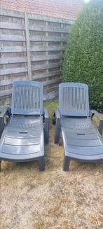 Set van 2 ligstoelen, Ophalen, Zo goed als nieuw