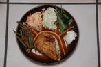 6 bruine fondueborden of voor een mezze zoals NIEUW, Ophalen, Overige materialen, Zo goed als nieuw, Bord(en)