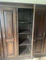 Eiken kleerkast, Huis en Inrichting, Ophalen, Gebruikt, Eikenhout, Met hangruimte