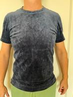 Scotch & Soda blauw velours t-shirt maat Small, Blauw, Ophalen of Verzenden, Zo goed als nieuw, Scotch & Soda