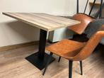 Tafel met 2 stoelen, Huis en Inrichting, Tafels | Eettafels, Ophalen, 50 tot 100 cm, Vierkant, 50 tot 100 cm