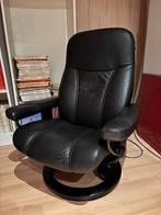 Fauteuil relax Stressless Ekornes noir, Enlèvement, Comme neuf