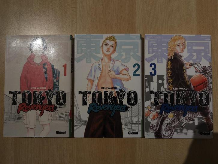 Glenat Manga - Tokyo Revengers 1-3, Boeken, Stripverhalen, Gelezen, Meerdere stripboeken, Ophalen of Verzenden