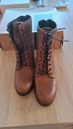 Bottines en cuir - Bull boxer P. 38, Enlèvement ou Envoi, Comme neuf, Brun, Boots et Botinnes