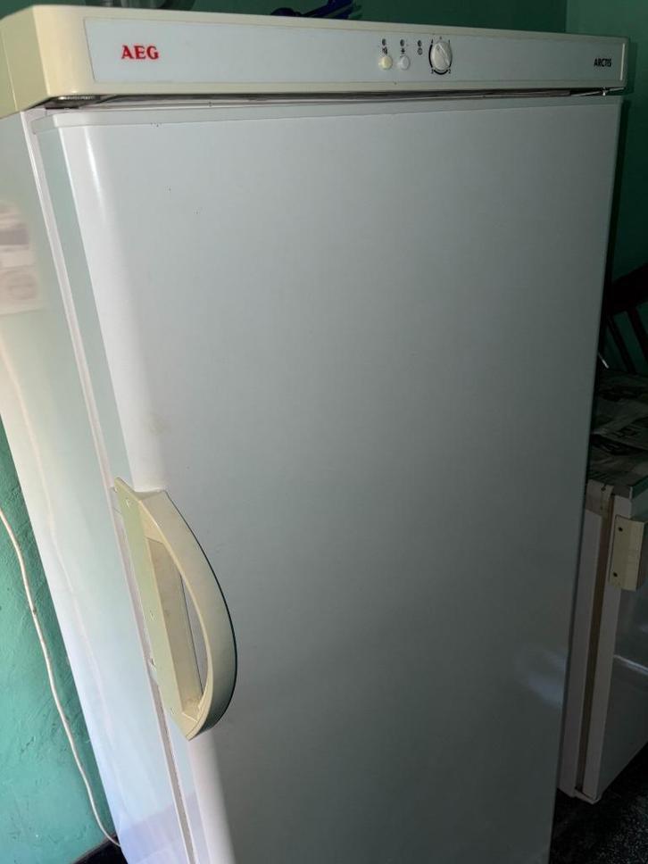 AEG diepvries + GRATIS kleinere diepvries, Elektronische apparatuur, Vriezers en Diepvrieskisten, Zo goed als nieuw, Vrijstaand