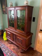 Vitrine en chêne 125 cm x 46. Haut 165 cm, Huis en Inrichting, Kasten | Vitrinekasten, Ophalen