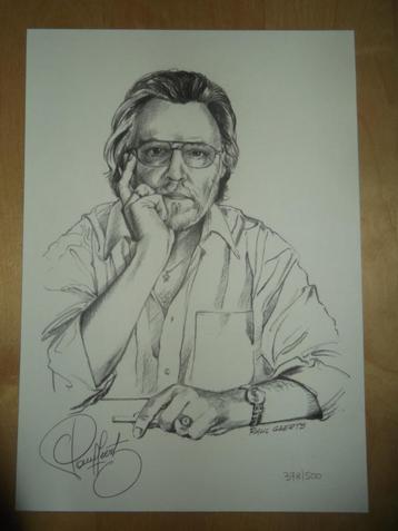 Mooi zelfportret gesigneerd door Paul Geerts beschikbaar voor biedingen