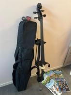 Violoncelle électrique, noir, Leonardo Shadow, Enlèvement, Comme neuf, Violoncelle 4/4, Avec valise