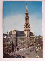 Postkaart Grote Markt Brussel met stadhuis, Verzamelen, Ongelopen, Brussel (Gewest), Ophalen of Verzenden
