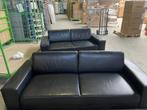 Lederen salon 2 zit + 3 zit, Ophalen, Zo goed als nieuw