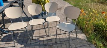 Set van 4 formica stoelen uit de jaren 70 gratis verzending  beschikbaar voor biedingen