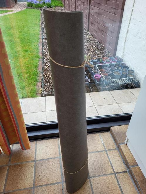 te koop overschot nieuwe vinyl kleur gevlamd grijs, Huis en Inrichting, Stoffering | Gordijnen en Lamellen, Nieuw, Grijs, Ophalen