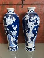 Décor de fleurs de vases chinois bleu blanc, Enlèvement