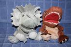 2 marionnettes à main dinosaures T’Rex et Tricétératops, Ophalen of Verzenden, Gebruikt, Overige typen
