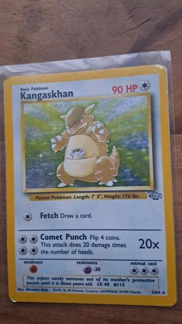 Kangaskhan 5/64 jungle Eng (2 exemplaren) beschikbaar voor biedingen