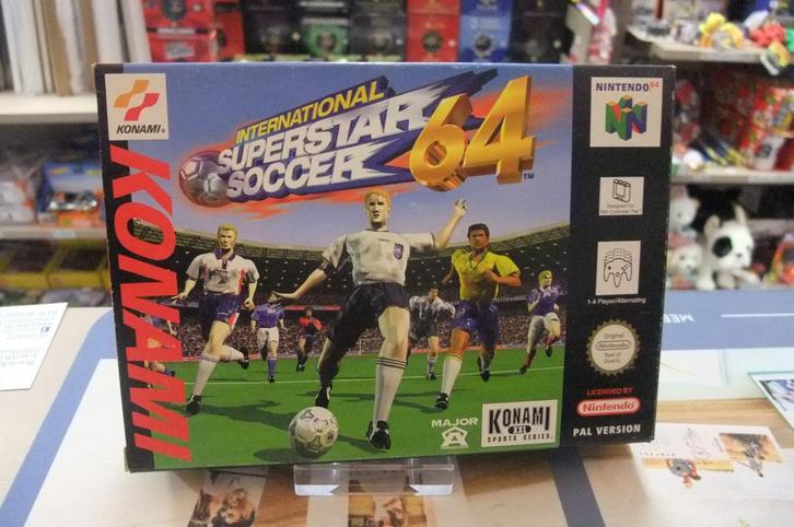 international superstar soccer 64, Games en Spelcomputers, Games | Nintendo 64, Zo goed als nieuw, Sport, 2 spelers, Vanaf 7 jaar