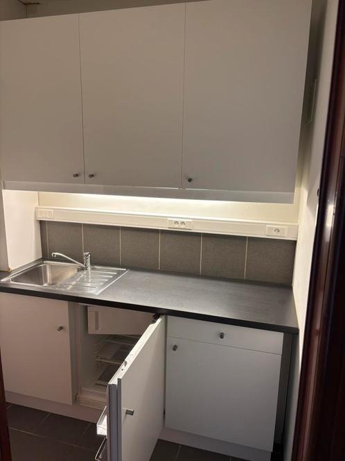 Kitchenette* Keuken, Huis en Inrichting, Keuken | Complete keukens, Gebruikt, Enkelwandige keuken, Wit, Hout, Hoogglans of Gelakt