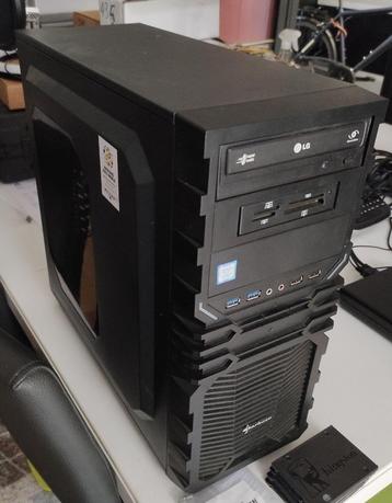 Axon Budget Gaming PC 24" IPS i7-8700 16GB 240GB+750 GTX1050 beschikbaar voor biedingen