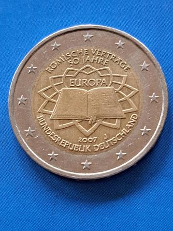 2007 J Duitsland 2 euro 50 jaar Verdrag van Rome Hamburg beschikbaar voor biedingen