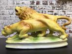 Porcelaine animalier lion lionesse germany, Enlèvement