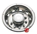 Wieldop deluxe RVS achter 22.5 diepte 160mm, Auto-onderdelen, Vrachtwagen-onderdelen, Nieuw, Overige merken, Overige Auto-onderdelen