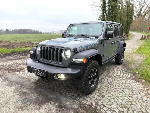 JEEP WRANGLER RUBICON / PHEV / 380PK / 21***KM / GARANTIE, Auto's, Jeep, Bedrijf, Te koop, Wrangler, 4x4, ABS, Achteruitrijcamera