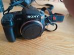 Sony A300 spiegelreflex met verschillende toebehoren, Audio, Tv en Foto, Ophalen, Gebruikt, Spiegelreflex, 10 Megapixel