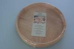 mooi rond dienblad cook in hevea hout rubberwood (nieuw), Ophalen of Verzenden, Nieuw, Rond, Hout