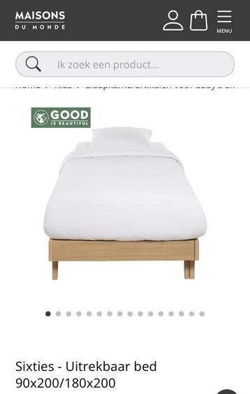 Maison Du Monde - Sixties uitrekbaar bed - Vouwbare matras beschikbaar voor biedingen