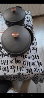 Buccan  Set gietijzeren kookpotten, Huis en Inrichting, Keuken | Potten en Pannen, Ophalen, Zo goed als nieuw