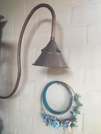 Koper vintage lamp van 2 m hoog, Huis en Inrichting, Woonaccessoires | Spiegels, Gebruikt, Ophalen