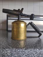 Antieke koperen gasbrander, Ophalen