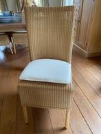6 rieten eettafel stoelen, Huis en Inrichting, Stoelen, Ophalen, Overige kleuren, Rustiek, Riet of Rotan