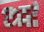 PVC HULPSTUKKEN ALLE MATEN EN VORMEN OOK NOG PVC BUIZEN.-70%, Doe-het-zelf en Bouw, Buizen en Afvoer, Ophalen, Nieuw, PVC