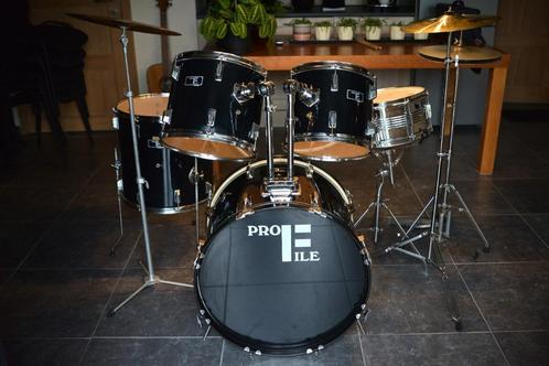 Batterie acoustique, Muziek en Instrumenten, Drumstellen en Slagwerk, Gebruikt, Overige merken, Ophalen