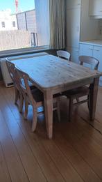 Keukentafel en stoelen, Ophalen, Gebruikt, Landelijk, Vier personen