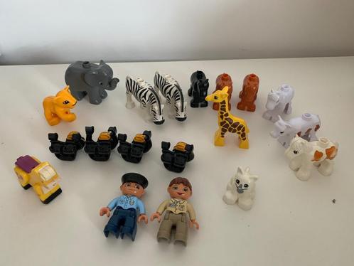 Lego duplo safari park * 18 stuks - zoo keeper + politieman, Kinderen en Baby's, Speelgoed | Duplo en Lego, Gebruikt, Duplo, Losse stenen