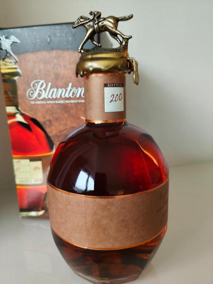 Blanton's Straight From the Barrel, Bottle 200, Barrel 152,A, Verzamelen, Wijnen, Nieuw, Overige typen, Noord-Amerika, Vol, Ophalen of Verzenden
