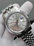 Rolex datejust zilver dial, Handtassen en Accessoires, Horloges | Heren, Rolex, Polshorloge, Nieuw, Ophalen of Verzenden