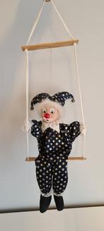 Hangende clownpop, gezicht gemaakt van keramiek, Enlèvement, Comme neuf