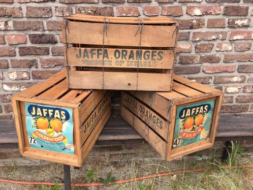 JAFFA appelsien kratten / kistjes  d e c o r a t i e f, Antiek en Kunst, Curiosa en Brocante, Ophalen